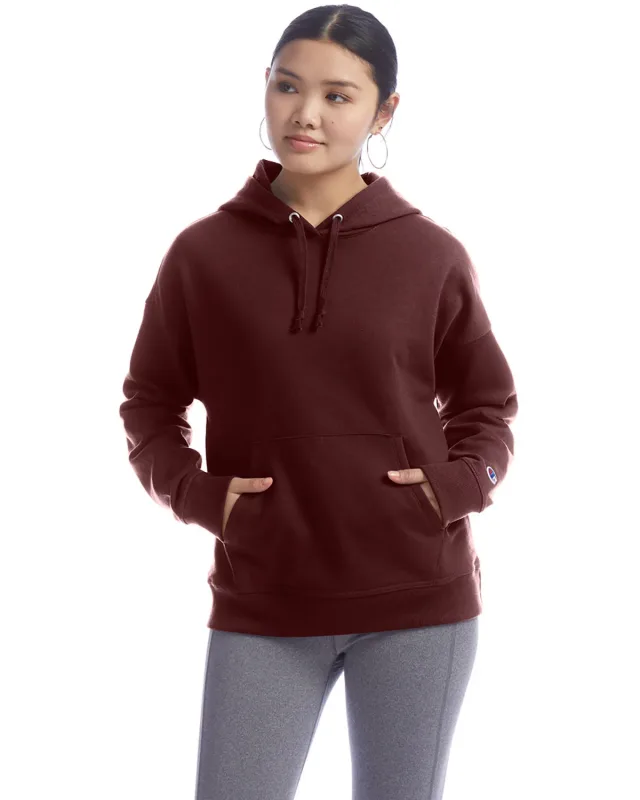 Champion Ladies' PowerBlend Relaxed Hooded Sweatshirt — view 19