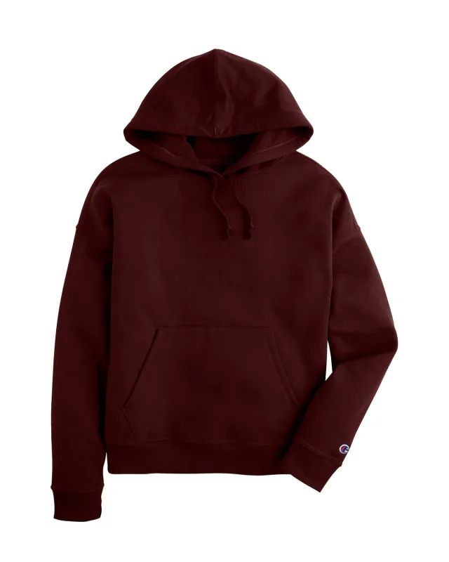 Champion Ladies' PowerBlend Relaxed Hooded Sweatshirt — view 20