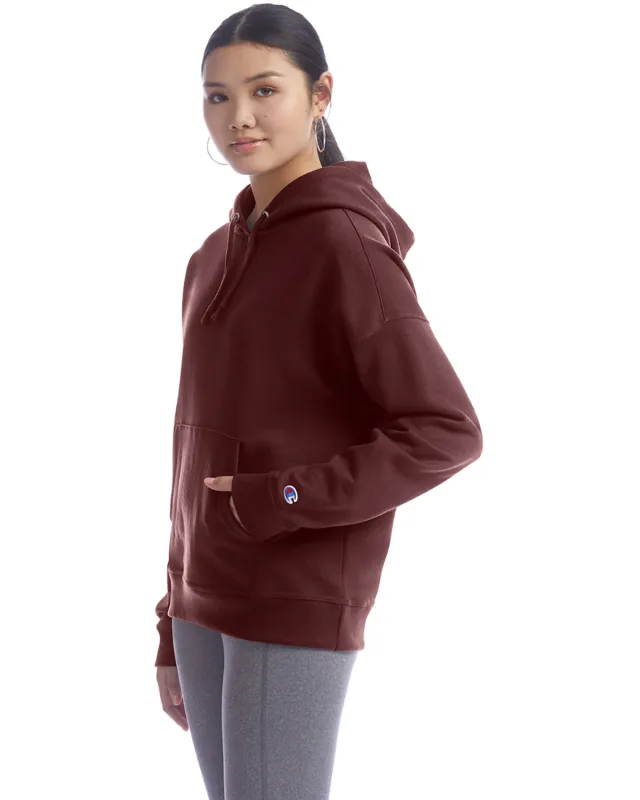 Champion Ladies' PowerBlend Relaxed Hooded Sweatshirt — view 21