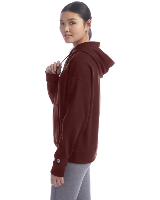 Champion Ladies' PowerBlend Relaxed Hooded Sweatshirt — view 22