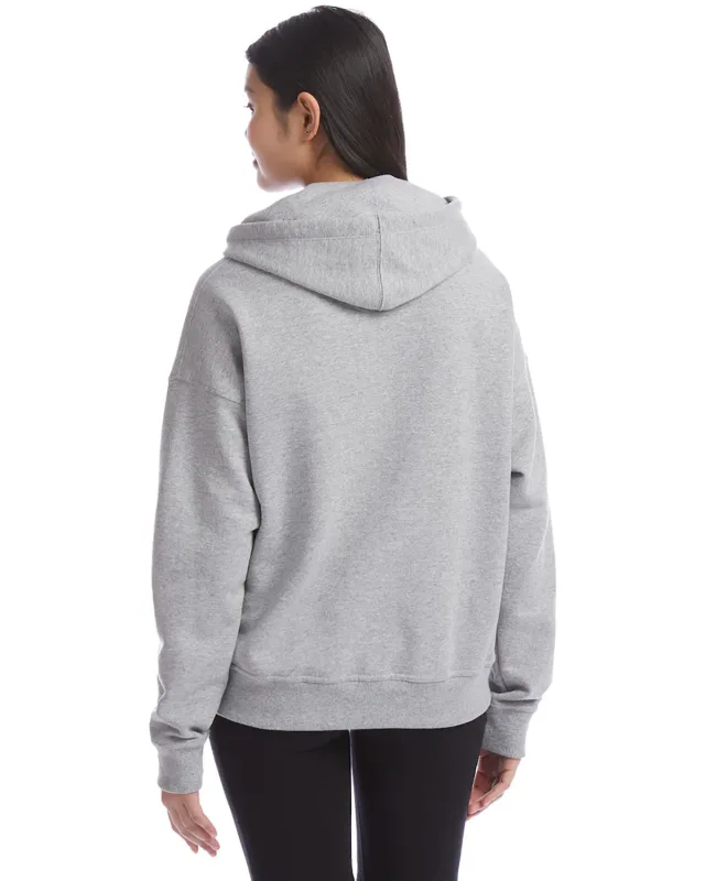 Champion Ladies' PowerBlend Relaxed Hooded Sweatshirt — view 7