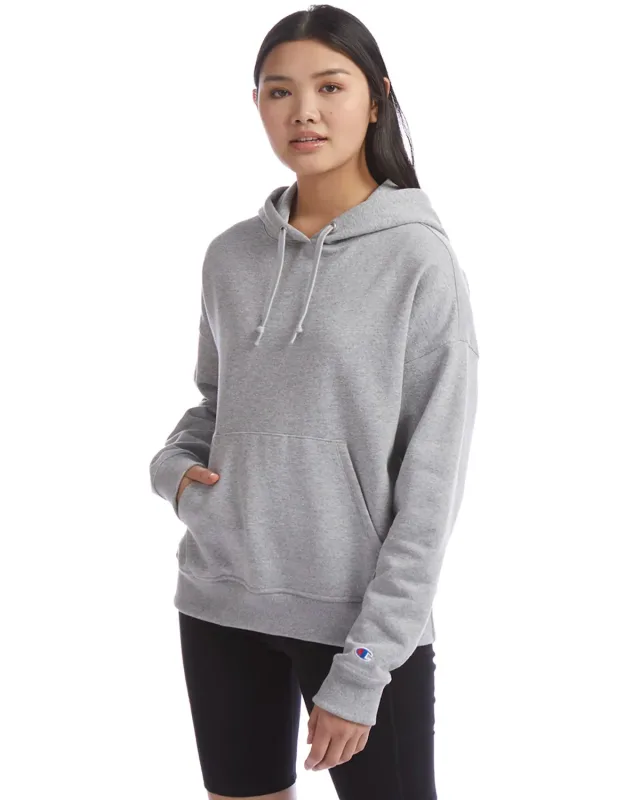 Champion Ladies' PowerBlend Relaxed Hooded Sweatshirt — view 8