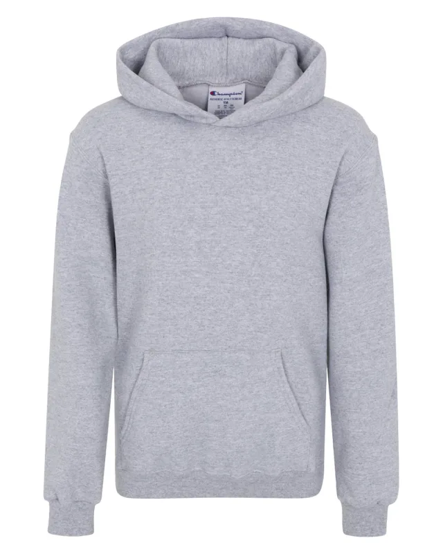 Champion Youth Powerblend® Pullover Hooded Sweatshirt — view 10