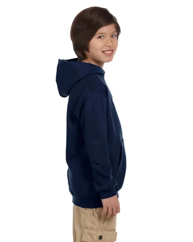 Champion Youth Powerblend® Pullover Hooded Sweatshirt — view 5