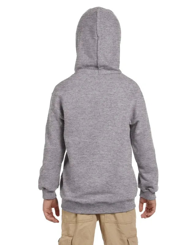 Champion Youth Powerblend® Pullover Hooded Sweatshirt — view 6