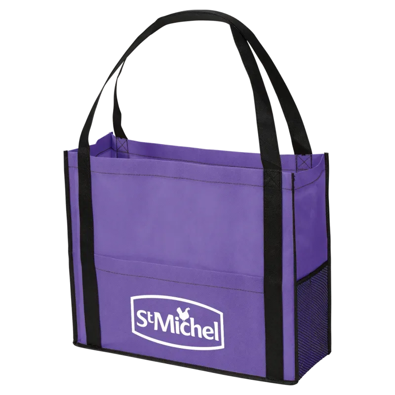 Personalized Non-Woven Mesh Tote — view 2