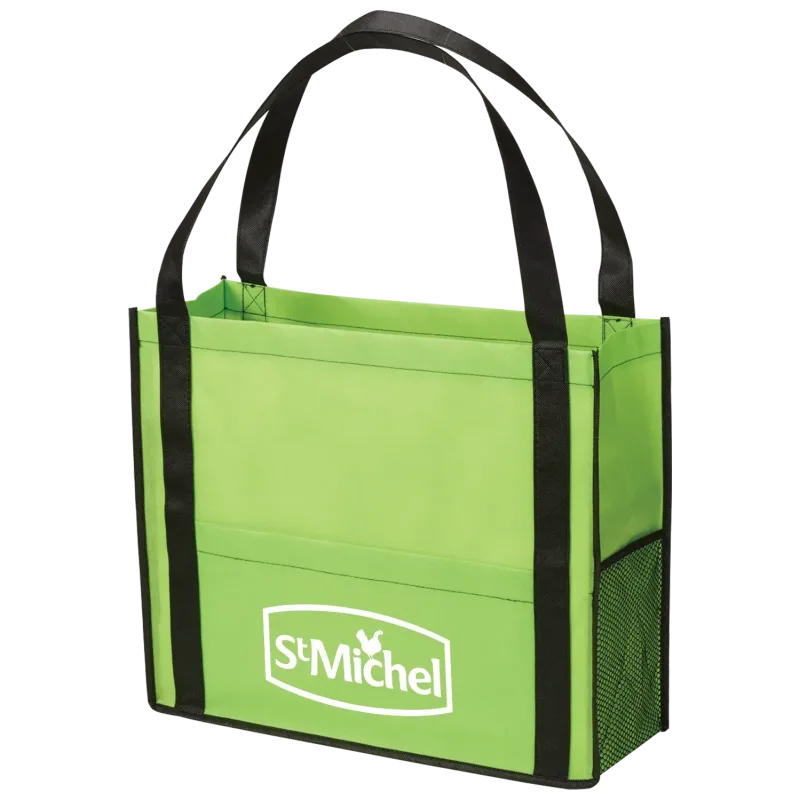 Personalized Non-Woven Mesh Tote — view 3