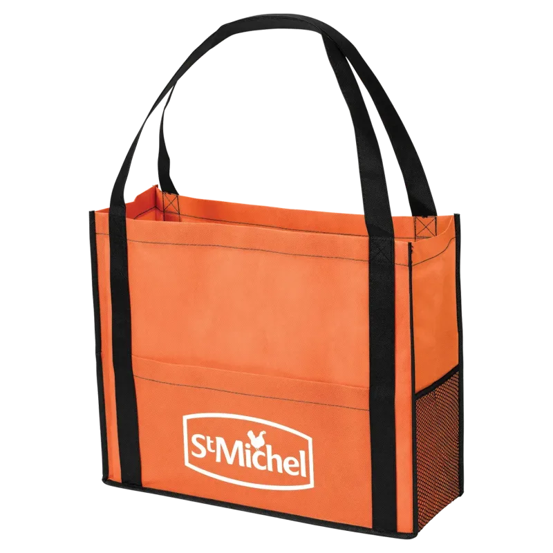 Personalized Non-Woven Mesh Tote — view 4
