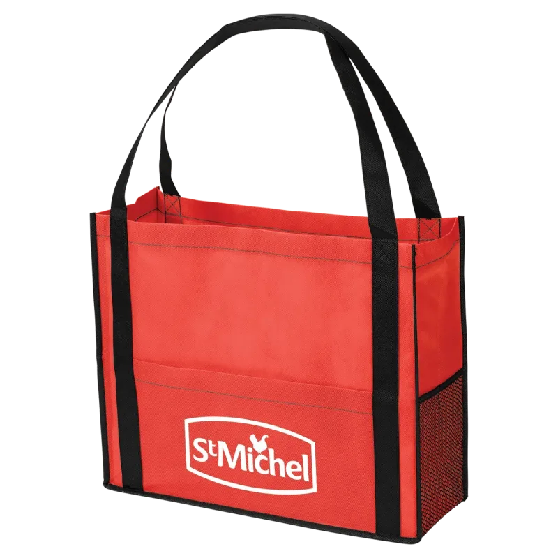 Personalized Non-Woven Mesh Tote — view 6
