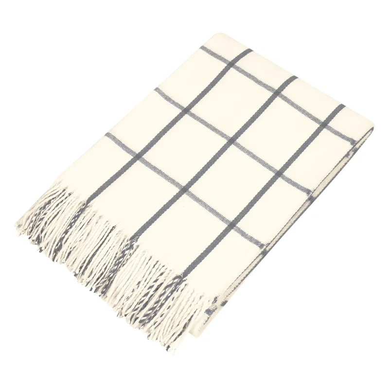 Charleston Fringed Throw Blanket — view 6