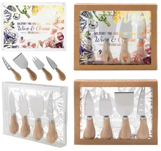 Personalized Cheese Board & Knife Set