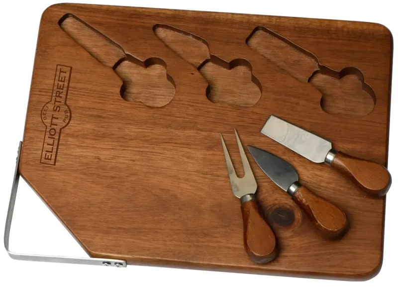 Personalized Cheese Knife Cutting Board — view 2