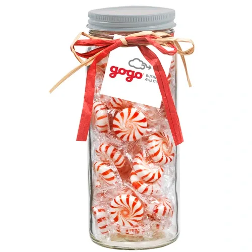 Chic Glass Mason Jar with Raffia Bow — view 13