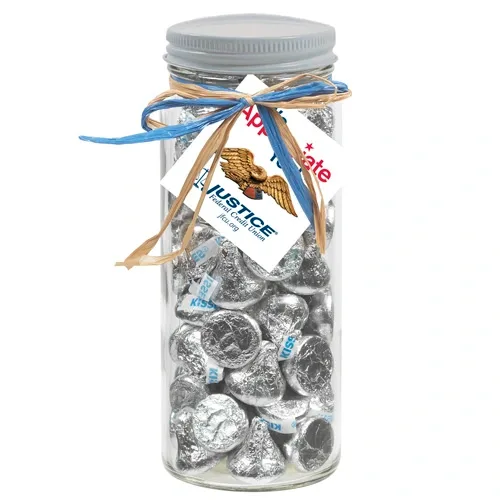 Chic Glass Mason Jar with Raffia Bow — view 5