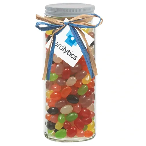 Chic Glass Mason Jar with Raffia Bow — view 7