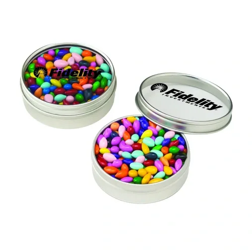Chic Round Window Tin Storage Jar — view 9