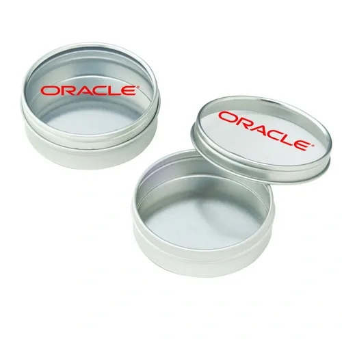 Chic Round Window Tin Storage Jar — view 4