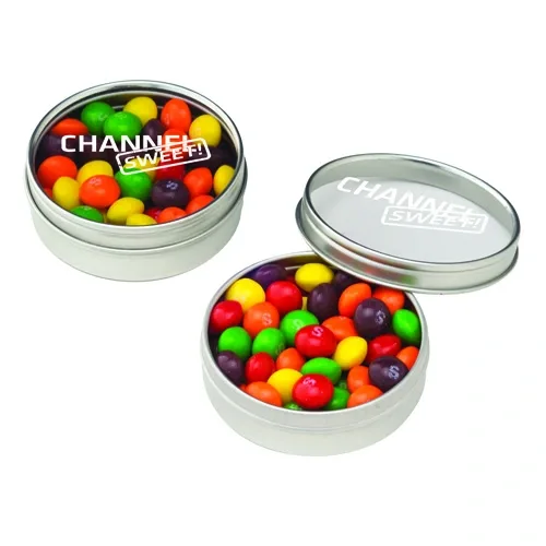 Chic Round Window Tin Storage Jar — view 7