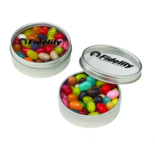 Chic Round Window Tin Storage Jar — view 8