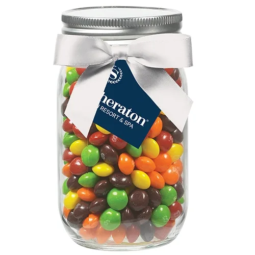 Chic Satin Bow Glass Mason Jar (16 oz) — view 12