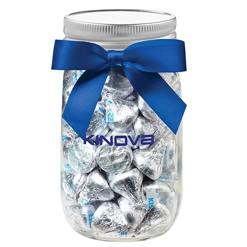 Chic Satin Bow Glass Mason Jar (16 oz) — view 5