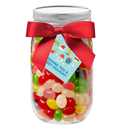 Chic Satin Bow Glass Mason Jar (16 oz) — view 7