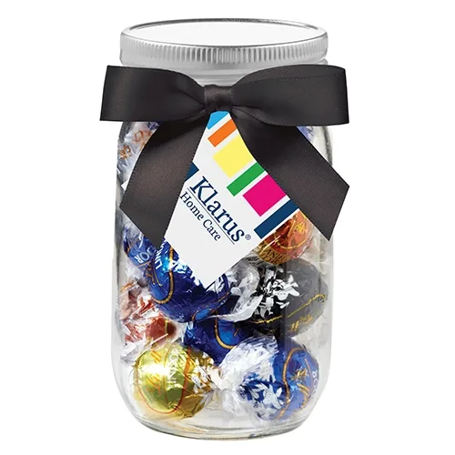Chic Satin Bow Glass Mason Jar (16 oz) — view 8