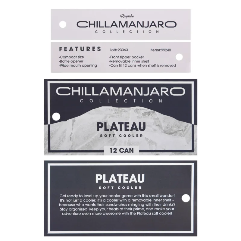 Chillamanjaro™ 12 Can Plateau Cooler Bag — view 10