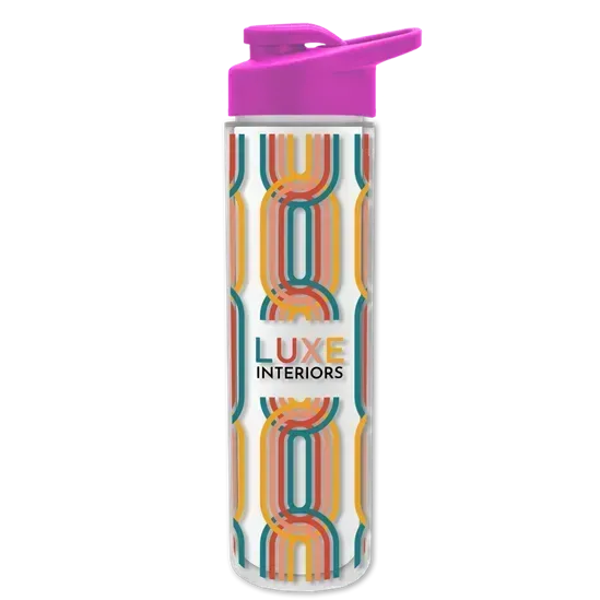 Chiller Insulated Bottle with Drink-Thru Lid and Full-Color Insert (16 oz.) — view 2