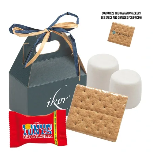 Chocolonely® S'mores Kit in Mini Gable Box — view 2