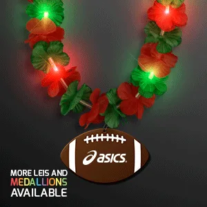 Christmas Hawaiian LED Lei with Medallion — view 15