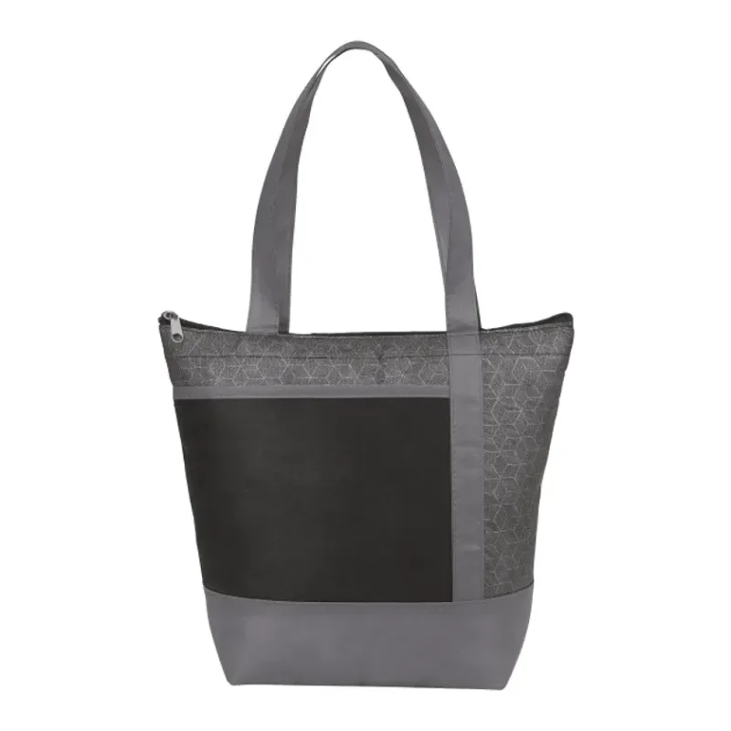 Chrome 9-Can Non-Woven Insulated Cooler Lunch Bag — view 4