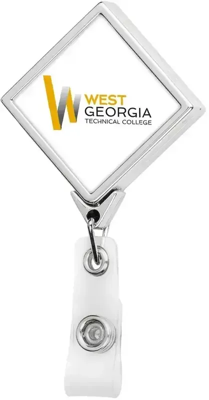 Custom Chrome JUMBO Diamond Badge Reel