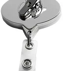 Custom Chrome JUMBO Oval Badge Reel — view 2