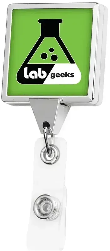 Personalized Chrome Badge Reel