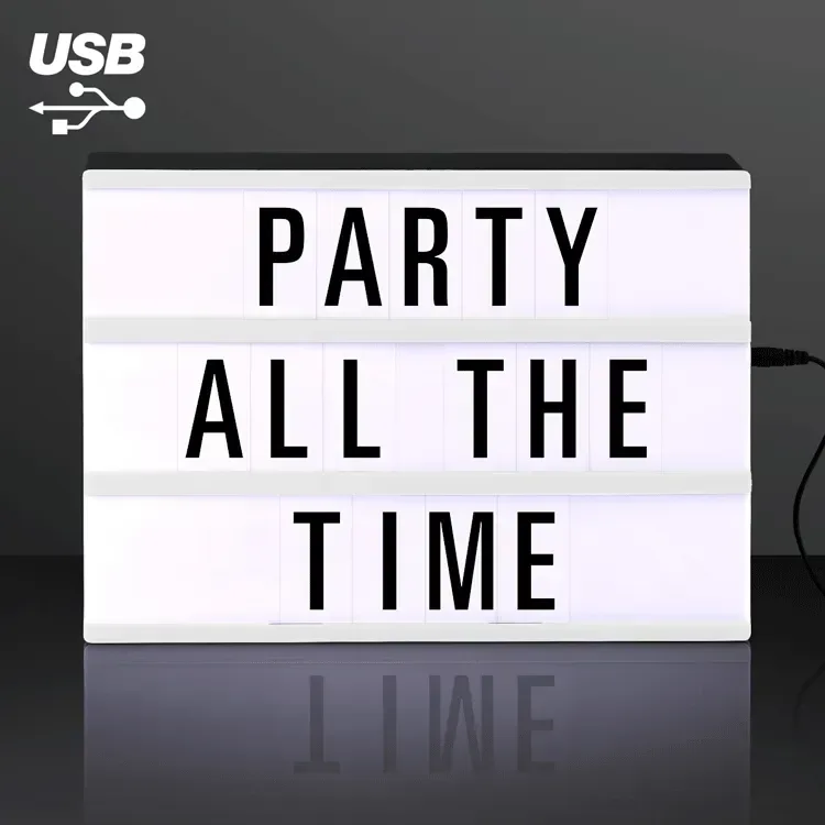 Cinema Light Box Mini Marquee, USB Powered LED Sign — view 2