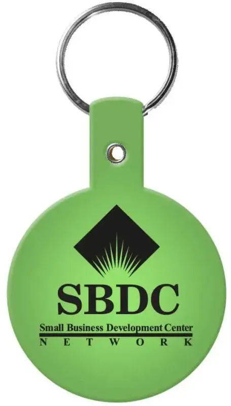Custom Circle Flexible Key Tag — view 10