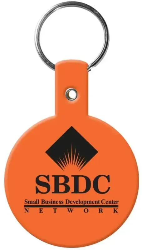 Custom Circle Flexible Key Tag — view 11