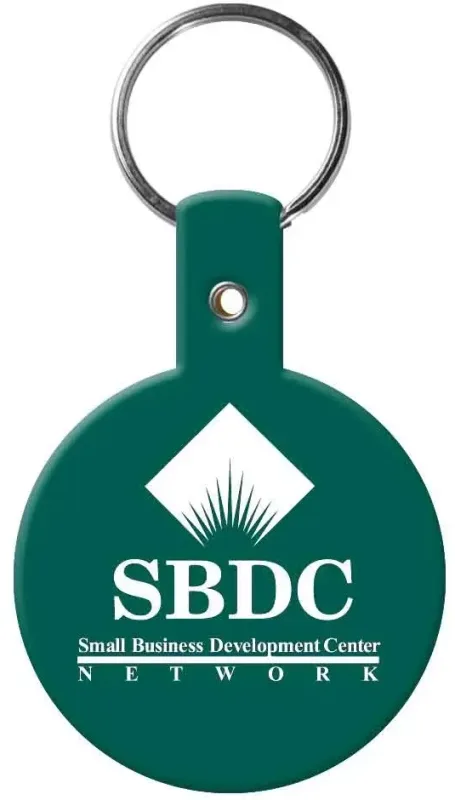 Custom Circle Flexible Key Tag — view 12