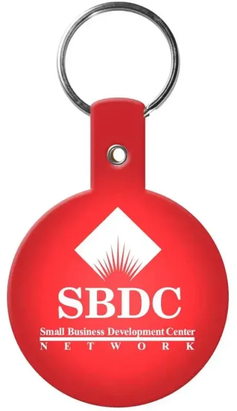 Custom Circle Flexible Key Tag — view 13