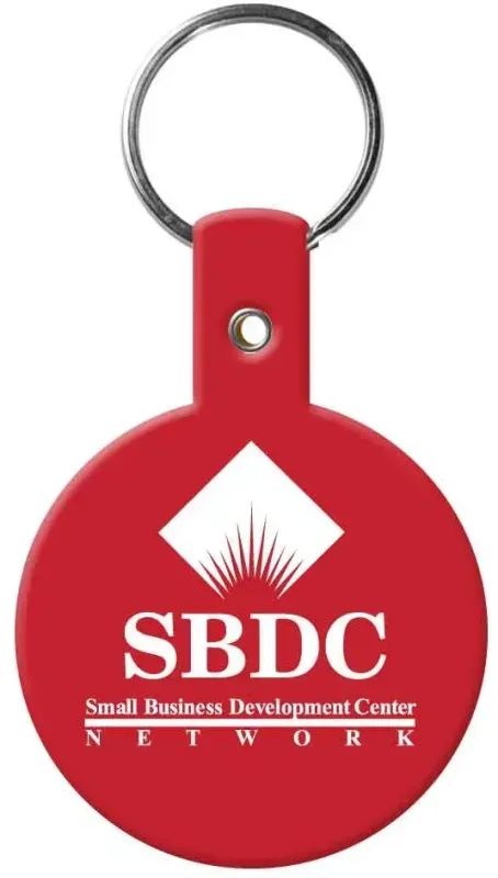 Custom Circle Flexible Key Tag — view 14