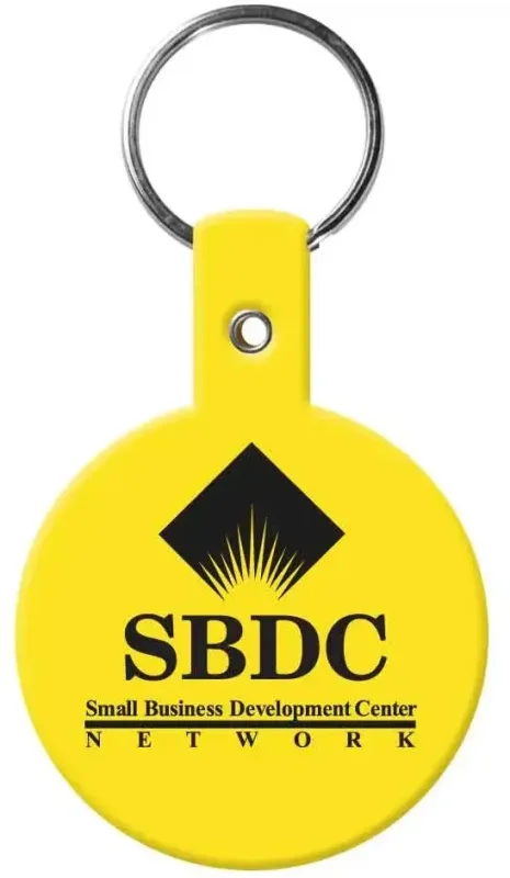 Custom Circle Flexible Key Tag — view 15