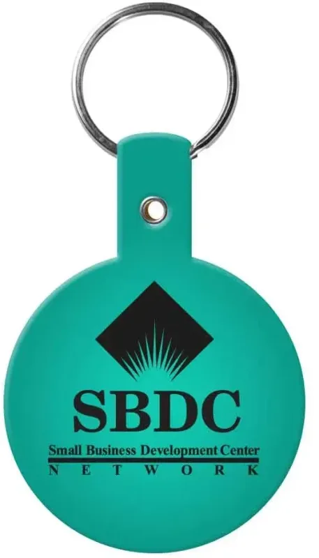 Custom Circle Flexible Key Tag — view 16