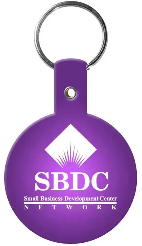 Custom Circle Flexible Key Tag — view 17