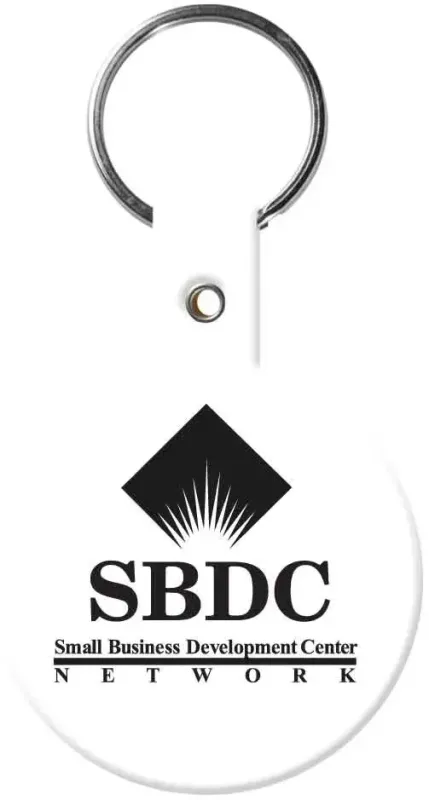 Custom Circle Flexible Key Tag — view 4