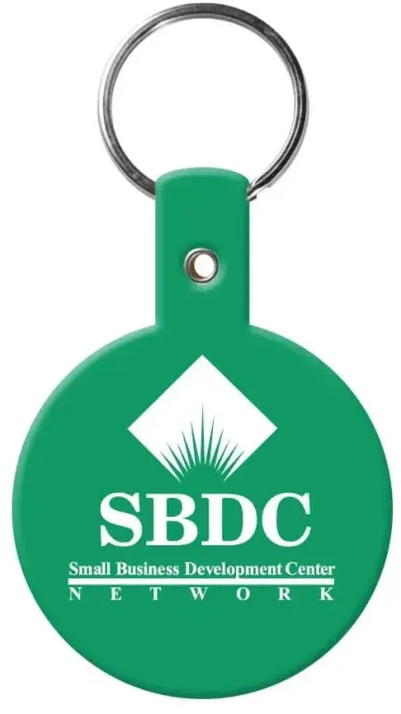Custom Circle Flexible Key Tag — view 6