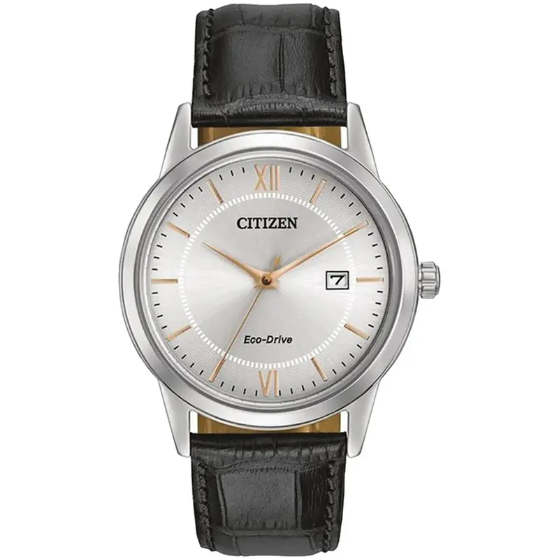 Citizen AW123603A Men's Eco-Drive With Black Leather Strap