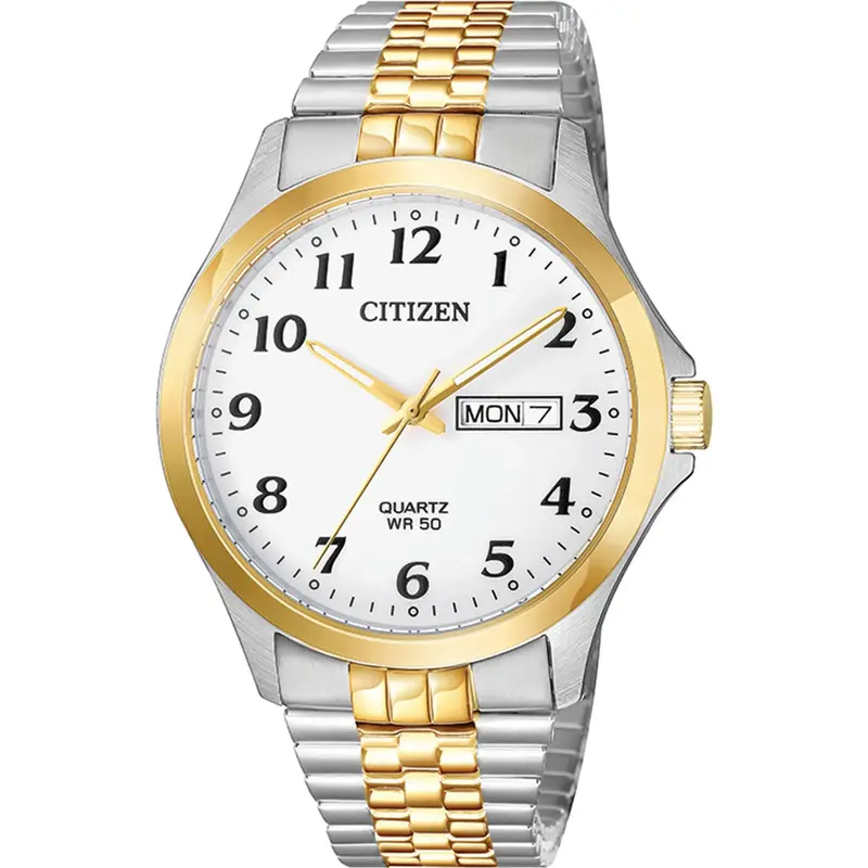 Citizen BF500493A Men's Quartz Expansion Band WatchStainless Steel, Two-Tone