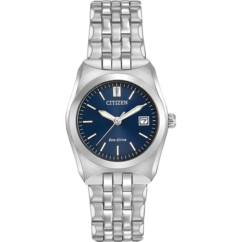 Citizen EW229054L Women's Quartz Two-Tone Blue Dial Watch