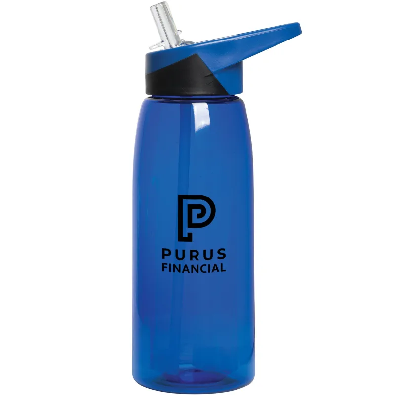 Clasher 750 Ml. (25 Fl. Oz.) Tritan™ Bottle With Straw — view 2